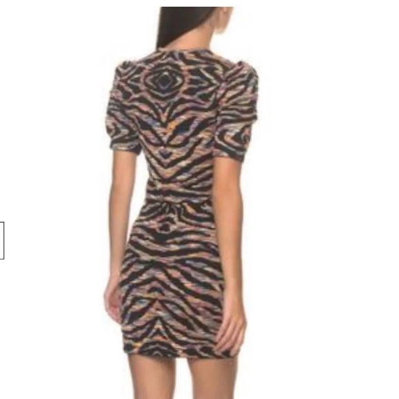 Free People Take Me Out Women Printed Bodycon Mini Dress Size M Medium Knit - Picture 14 of 14